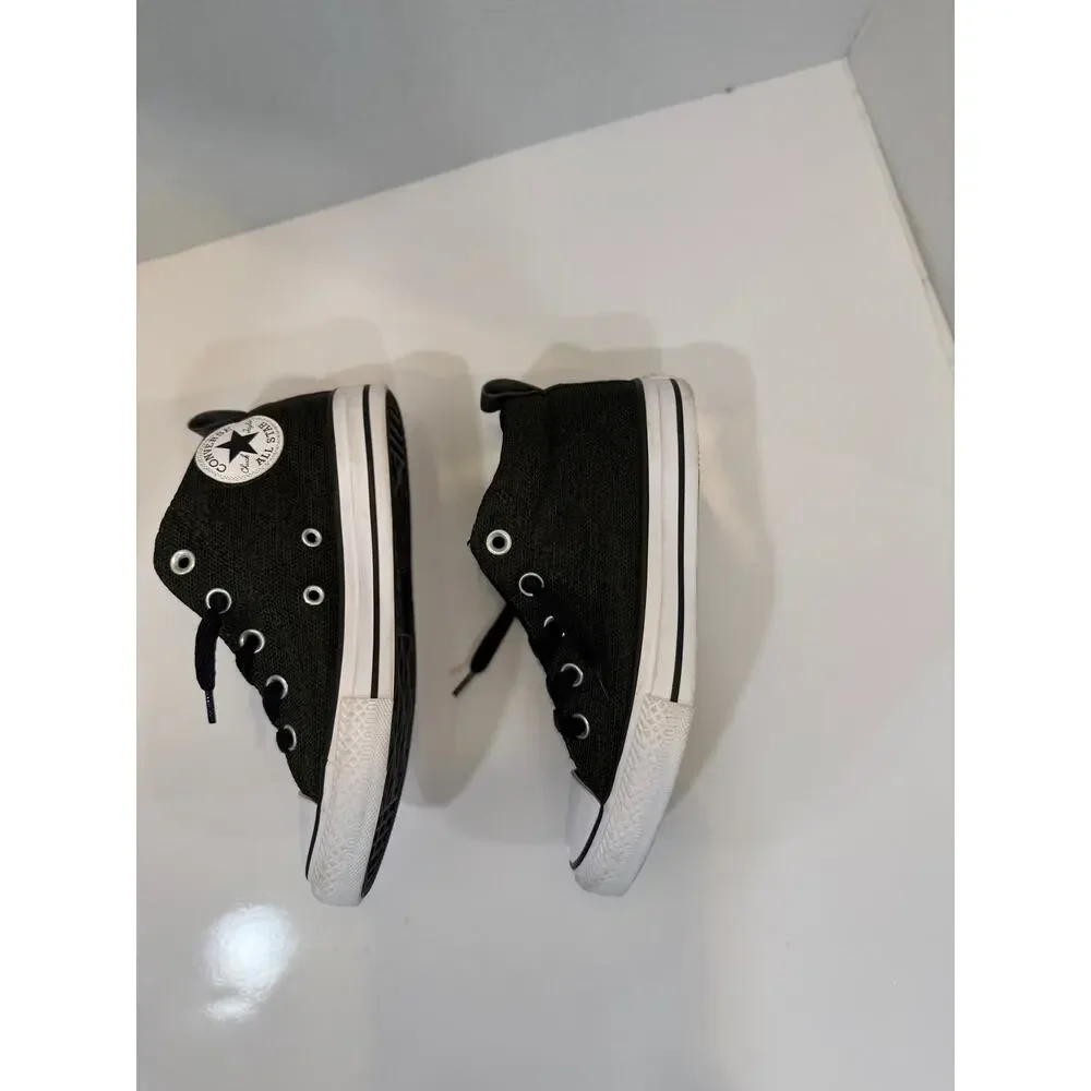 Olive Green Converse All Star Mesh High Top Sneakers Kids Youth Shoes